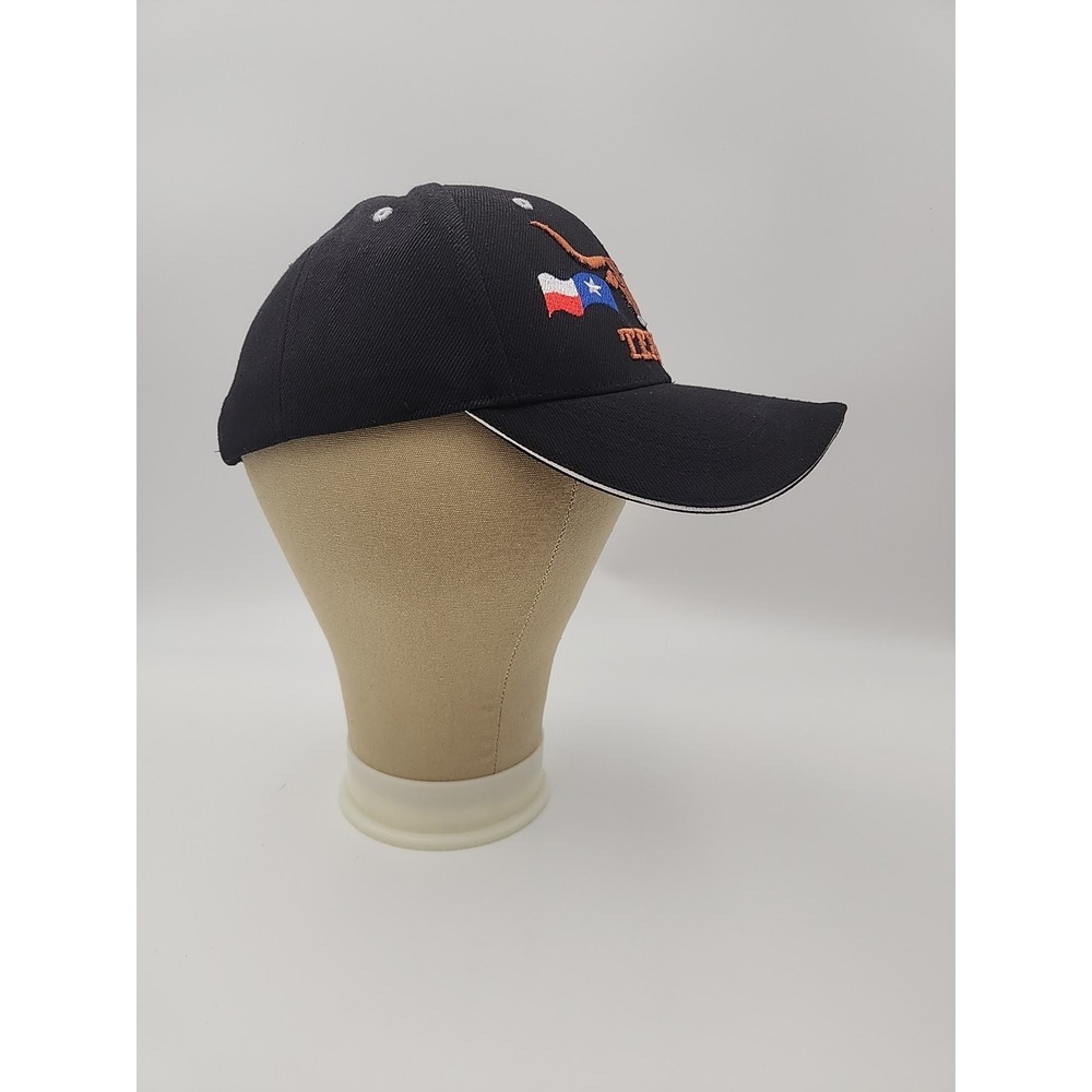 Brand New Black Texas Baseball Cap – Embroidered Logo, Adjustable Fit - Picture 3 of 12